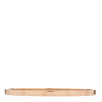 CARTIER 18K Pink Gold Small LOVE Bracelet 18