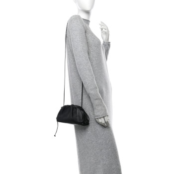 BOTTEGA VENETA Butter Calfskin The Mini Pouch Black