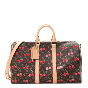 LOUIS VUITTON LV X TM Monogram Cerises Keepall Bandouliere 45