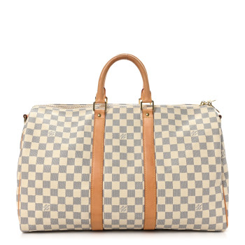 LOUIS VUITTON Damier Azur Keepall Bandouliere 45