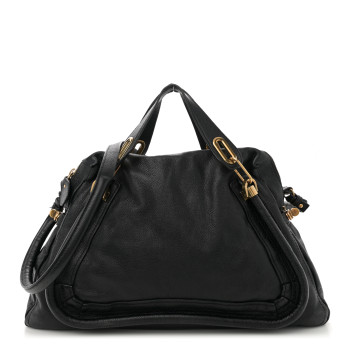 CHLOE Calfskin Large Paraty Black