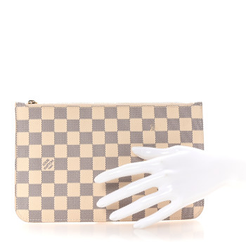 LOUIS VUITTON Damier Azur Nautical Neverfull MM GM Pochette