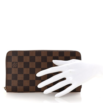 LOUIS VUITTON Damier Ebene Zippy Organizer Wallet