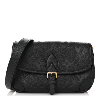 LOUIS VUITTON Empreinte Monogram Giant Diane Black