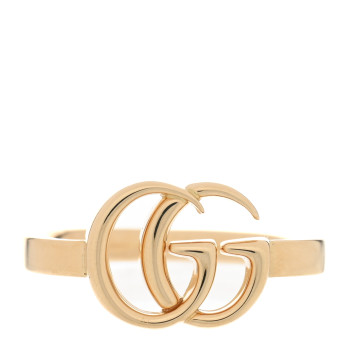 GUCCI 18K Yellow Gold Running GG Ring 52 6