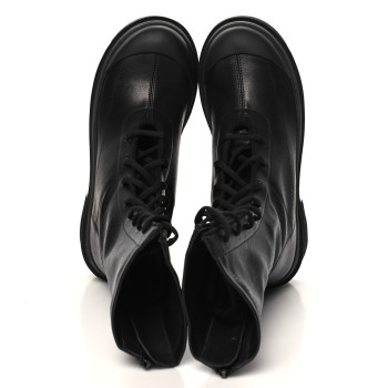 CHRISTIAN DIOR Nappa Stretch Dior Arcade Boots 37 Black