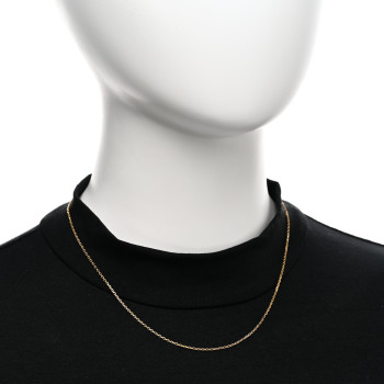 VAN CLEEF & ARPELS 18K Yellow Gold Trace Chain Necklace VAN CLEEF & ARPELS 18K Yellow Gold Trace Chain Necklace
