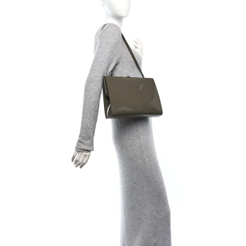 SAINT LAURENT Vinyl Le-Anne Marie Shoulder Bag Wild Forest