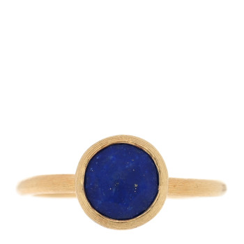 MARCO BICEGO 18K Yellow Gold Lapis Lazuli Jaipur Stackable Ring 53 6.25