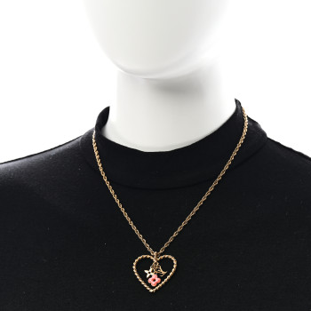 LOUIS VUITTON Sweet Monogram In My Heart Necklace