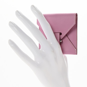 HERMES Swift Coin Purse Bubblegum