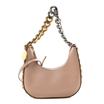 STELLA MCCARTNEY Eco Alter Nappa Mini Frayme Shoulder Bag Dusty Pink
