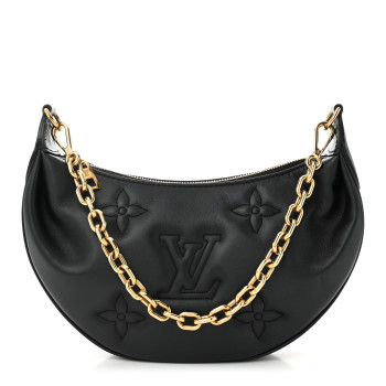 LOUIS VUITTON Calfskin Bubblegram Over The Moon Black