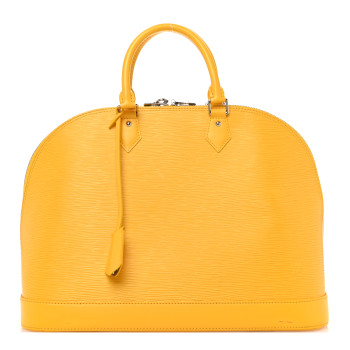 LOUIS VUITTON Epi Alma GM Citron