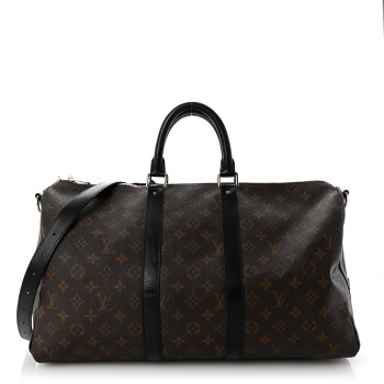 LOUIS VUITTON Monogram Macassar Keepall Bandouliere 45