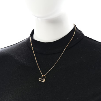 LOUIS VUITTON Metal Fall In Love Necklace