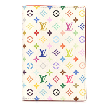 LOUIS VUITTON LV X TM Monogram Multicolor Passport Cover White