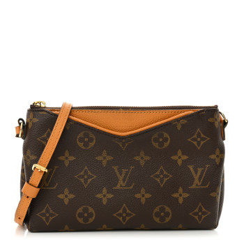 LOUIS VUITTON Monogram Pallas Clutch Saffron