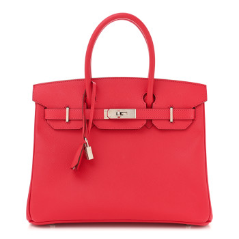 HERMES Epsom Birkin 30 Rose Extreme