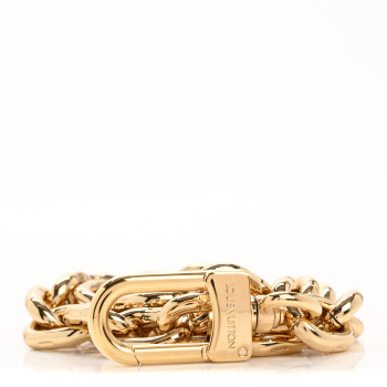 LOUIS VUITTON Metal Chain Strap Gold