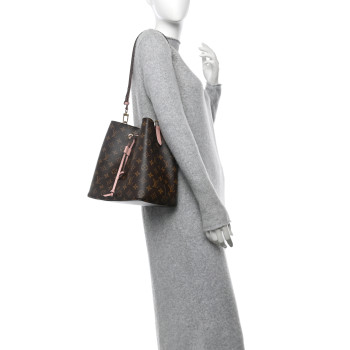 LOUIS VUITTON Monogram Neonoe Rose Poudre
