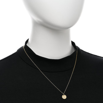 DAVID YURMAN 18K Yellow Gold Diamond Initial L Charm Pendant Necklace