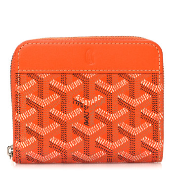 GOYARD Goyardine Matignon PM Wallet Orange
