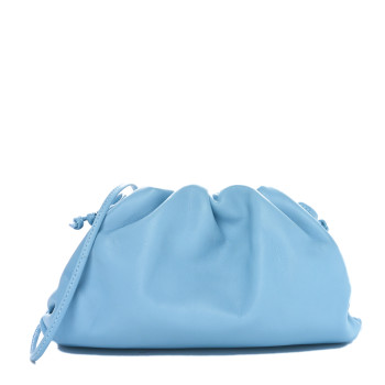 BOTTEGA VENETA Butter Calfskin The Mini Pouch Ice