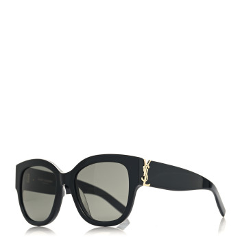 SAINT LAURENT Acetate Sunglasses SL M95 F Black