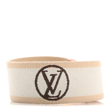 LOUIS VUITTON Monogram Vibe LV Shoulder Strap Beige White