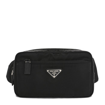 PRADA Tessuto Nylon Belt Bag Black