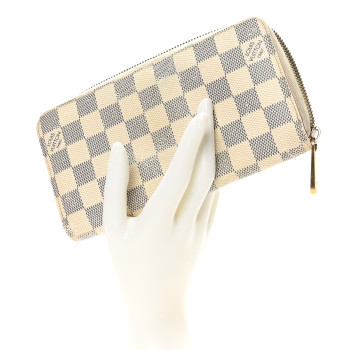 LOUIS VUITTON Damier Azur Zippy Wallet