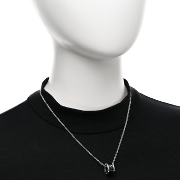 BULGARI Sterling Silver Ceramic Save The Children Pendant Necklace