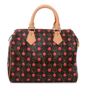 LOUIS VUITTON Monogram Cerises Speedy 25