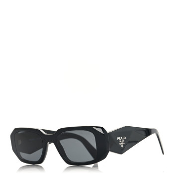 PRADA Acetate Symbole Sunglasses SPR 17W Black PRADA Acetate Symbole Sunglasses SPR 17W Black