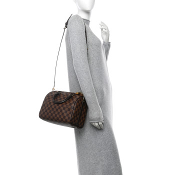 LOUIS VUITTON Damier Ebene Speedy Bandouliere 25