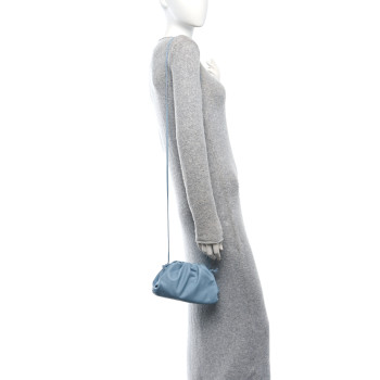 BOTTEGA VENETA Butter Calfskin The Mini Pouch Ice
