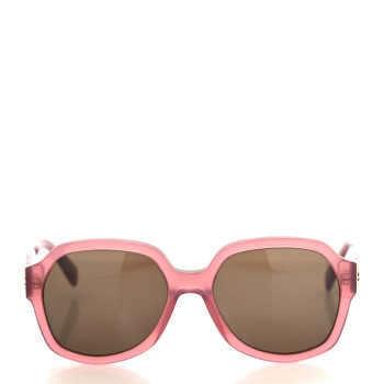 CELINE Acetate Triomphe Sunglasses CL40189F Milky Merlot