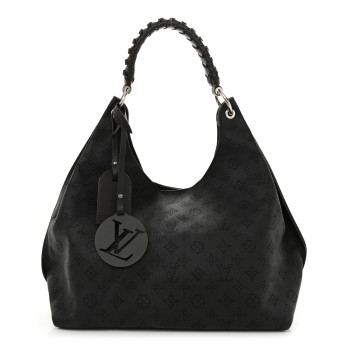 LOUIS VUITTON Mahina Carmel Hobo Black