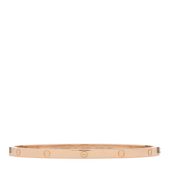 CARTIER 18K Pink Gold Small LOVE Bracelet 18