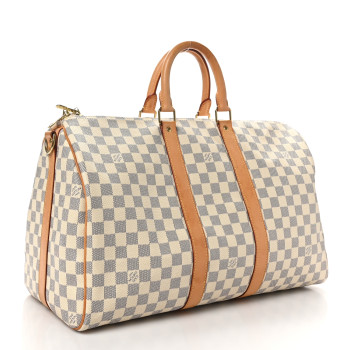 LOUIS VUITTON Damier Azur Keepall Bandouliere 45
