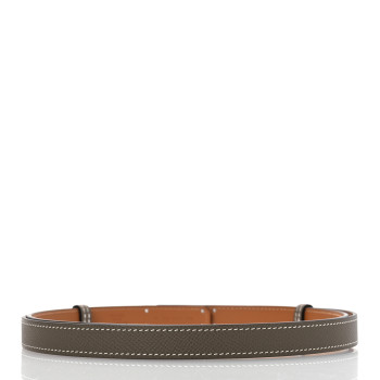 HERMES Epsom Kelly Belt Etoupe