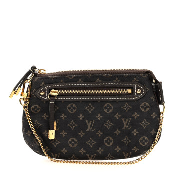 LOUIS VUITTON Monogram Idylle Mini Pochette Accessories Fusain