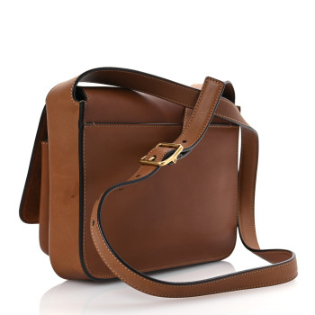 SAINT LAURENT Vegetable Tanned Besace Niki Satchel Brick