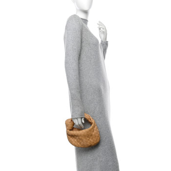 BOTTEGA VENETA Nappa Intrecciato Mini Jodie Almond