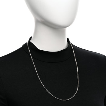 DAVID YURMAN Sterling Silver 2.7mm Small Box Chain Necklace 24"