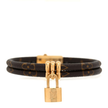 LOUIS VUITTON Monogram Keep it Twice Bracelet 17