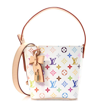 LOUIS VUITTON LV x TM Monogram Multicolor All In BB White