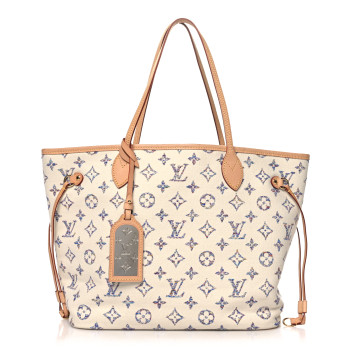 LOUIS VUITTON Monogram Jacquard Neverfull MM Multicolor Beige