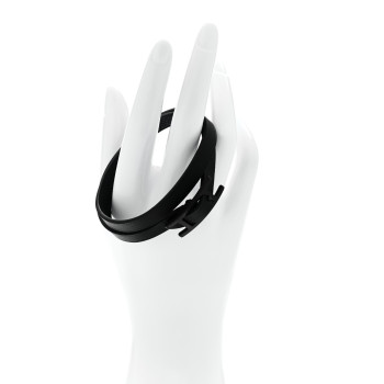 HERMES Epsom Behapi Double Tour Bracelet T5 Black
